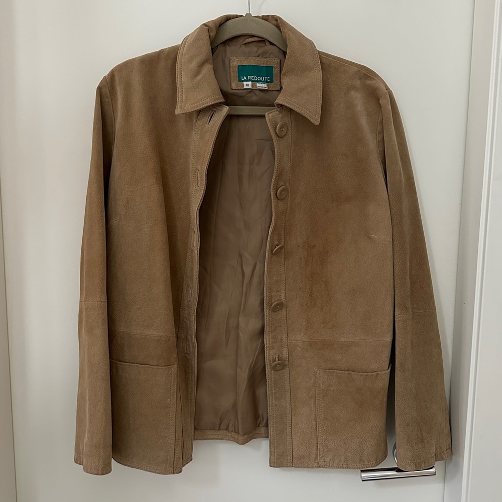SOLD on FB Vintage Washable Suede Jacket